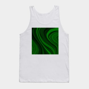 Abstract Green Agate Texture Tank Top